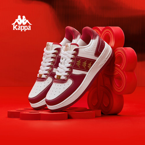 Kappa女鞋红色板鞋欢迎选购