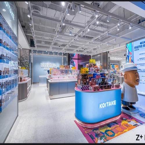 蜡新笔小手办柜潮盲盒展示柜制玩具玩中岛柜火影定手办展示柜定做