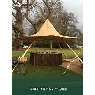 动外露店JLF J000营帐篷印第安小草帽天幕景区特色酒大帐篷活婚户