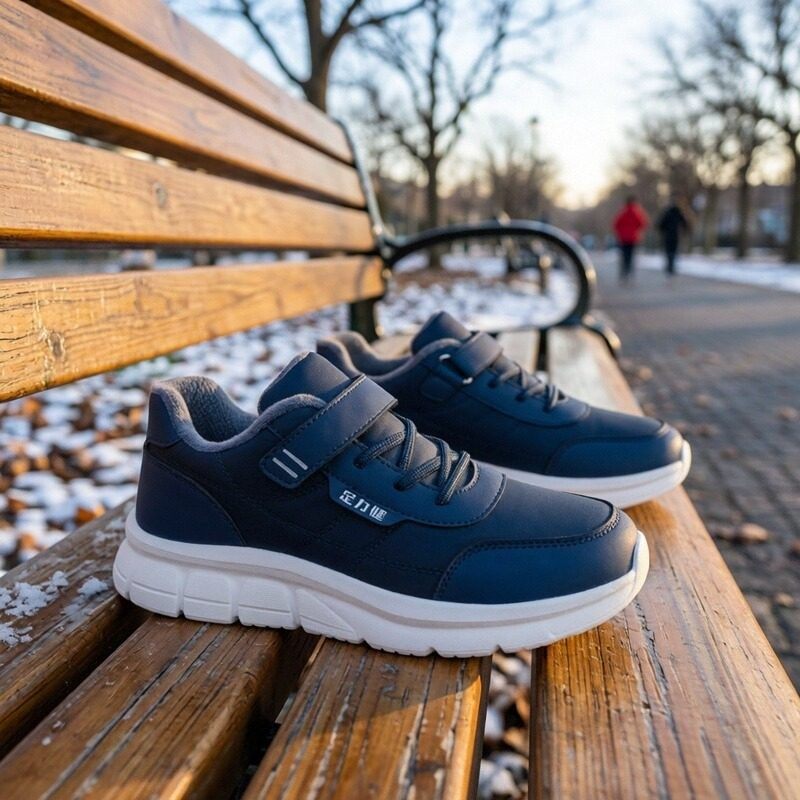 足力健老人鞋官方旗舰店冬季加绒保暖雪地靴中老年爸爸健步棉鞋男,流行男鞋,棉鞋,淘宝优惠券,粉丝福利购,淘宝优惠卷