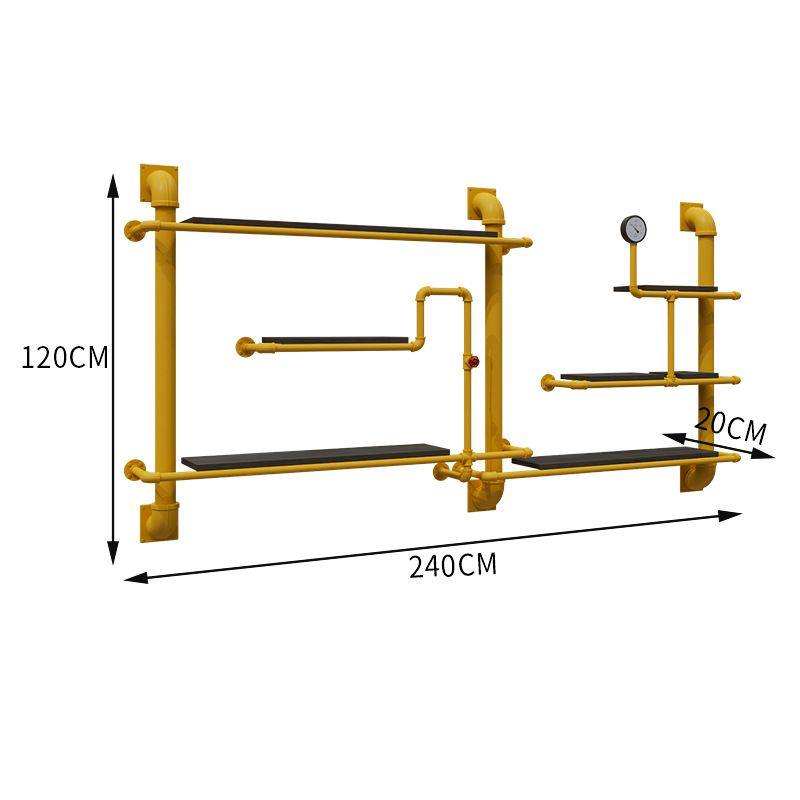 北欧墙上置物架铁艺创意电视墙装饰架工业风壁挂书架子隔板收纳架,住宅家具,搁板/置物架/家用陈列架,淘宝优惠券,粉丝福利购,淘宝优惠卷