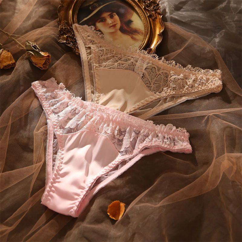 2-3条性感蕾丝边女士内裤舒适丝滑高档网纱少女甜美简约三角短裤,女士内衣/男士内衣/家居服,女丁字裤,淘宝优惠券,粉丝福利购,淘宝优惠卷