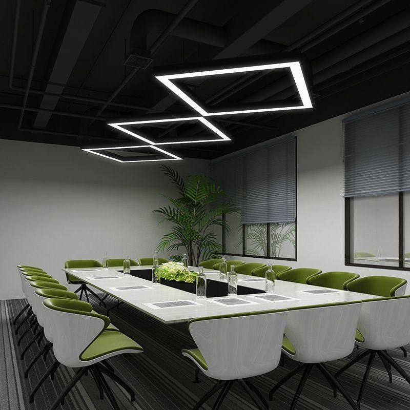 拼接LED长条灯办公室健身房服装店铺大厅商场超市工程吊灯具商用,商业/办公家具,操作台,淘宝优惠券,粉丝福利购,淘宝优惠卷