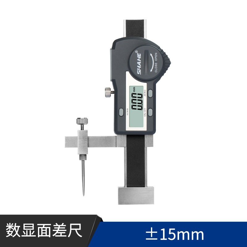 思为 蓝牙数显面差尺无线电子高低卡尺断差段差测量规尺游标工具