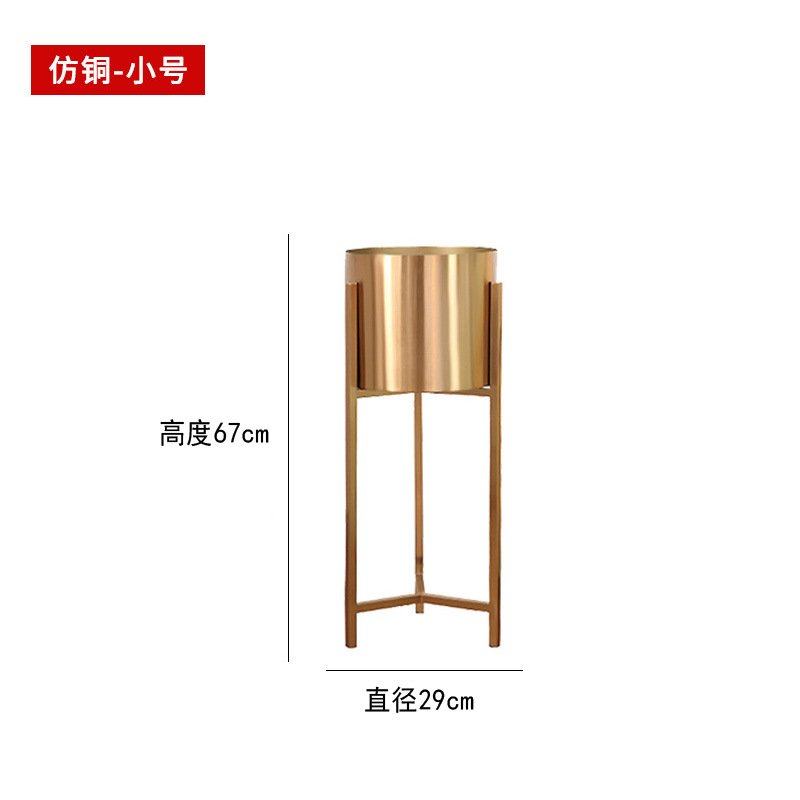北欧轻奢电镀金色花架 ins客厅电视柜墙角绿萝花盆植物架摆件花几,家居饰品,花盆,淘宝优惠券,粉丝福利购,淘宝优惠卷