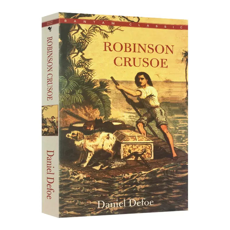 进口英文原版 Robinson Crusoe 鲁滨逊漂流记 笛福 世界经典名著 中世纪的荒野求生小说 现货