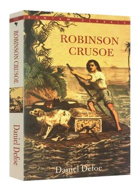 进口英文原版 Robinson Crusoe 鲁滨逊漂流记 笛福 世界经典名著 中世纪的荒野求生小说 现货