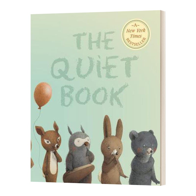 进口英文原版 The Quiet Book 安静的书 睡前故事书 绘本 学龄前幼儿早教英文读物 现货 书籍/杂志/报纸 儿童读物原版书 原图主图