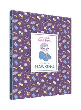 进口英文原版 Stephen Hawking 史蒂芬霍金 Little Guides to Great Lives 精装全彩绘本图画书 大人物小指南绘本系列 儿童启蒙