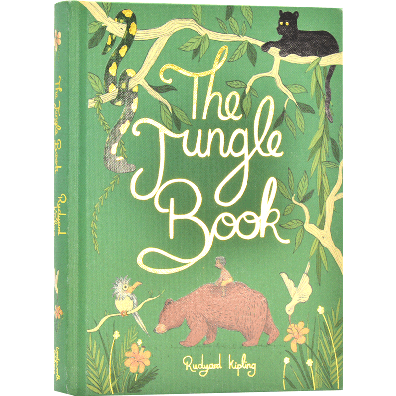 进口英文原版 丛林之书  Jungle Book 德亚德 吉卜林 世界经典文学名著 英语小说 诺贝尔奖作品 wordsworth精装收藏版  现货