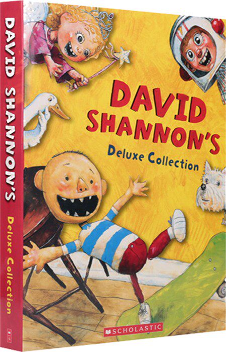进口英文原版 David Shannon’s Deluxe Collection 大卫香农的珍藏故事集10本合集 儿童经典文学 桥梁书 礼品套装 附CD 现货