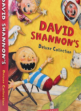 进口英文原版 David Shannon’s Deluxe Collection 大卫香农的珍藏故事集10本合集 儿童经典文学 桥梁书 礼品套装 附CD 现货