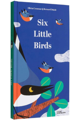 进口英语原版  Six Little Birds 六只飞鸟   3-6岁精装幼儿认知立体书   儿童启蒙早教绘本 现货
