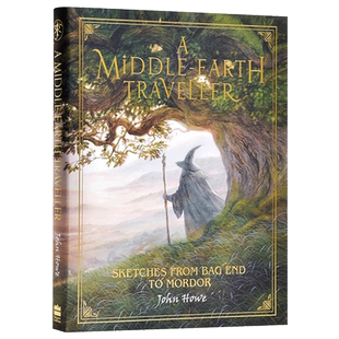 进口英文原版  A Middle-earth Traveller 土世界之旅 从袋底洞到摩多 指环王系列 托尔金 Tolkien素描设定集 现货