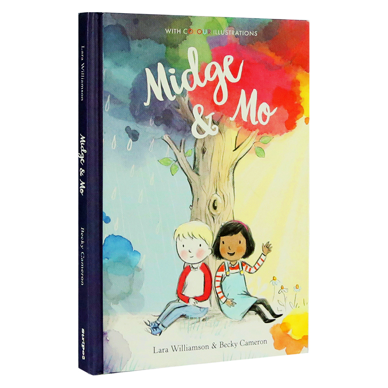 进口英文原版   真彩阅读米格和小莫 Midge and Mo 儿童桥梁书故事绘本带插图 精装  现货