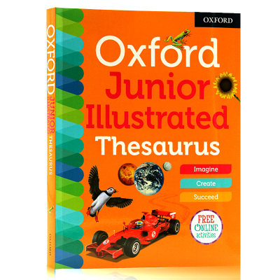 进口英文原版 Oxford Junior Illustrated Thesaurus 牛津初级英语同义词图解字典 英国小学低年级英英辞典