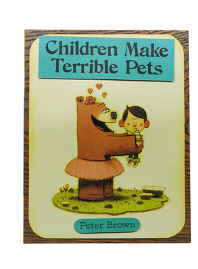 进口英文原版 Children Make Terrible Pets 精装绘本 纽约时报绘本奖 现货