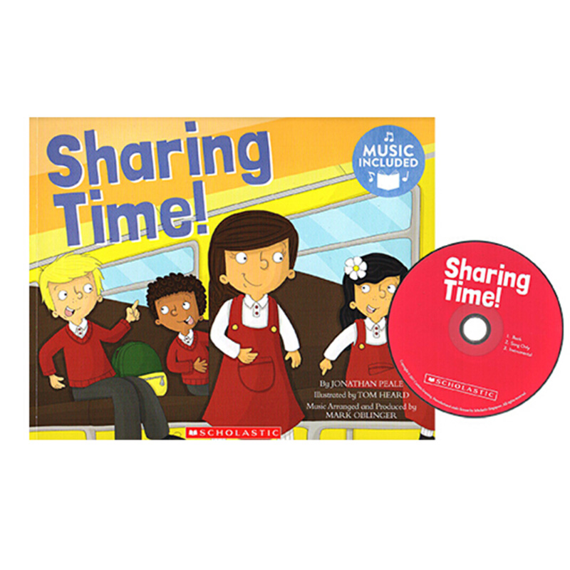 进口英文原版 Cantata Learning系列 Sharing Time 分享时间 绘本附CD 现货