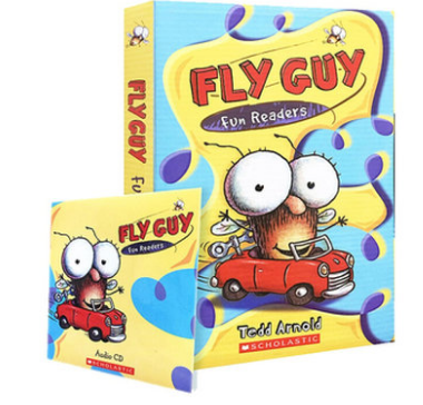 进口英文原版 苍蝇小子5册合集(含原装CD) Fly Guy Fun Readers儿童读物初级绘本故事书 儿童初级桥梁