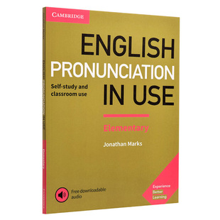 进口英文原版 剑桥英语发音初级 English Pronunciation in Use Elementary 初级字典英文发音自学工具书 现货 海外直订xa