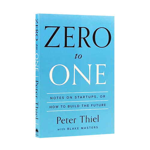 进口英文原版 从0到1  Zero to One 从零到一 Peter Thiel 彼得蒂尔  如何打造未来的创业笔记 创业管理  现货