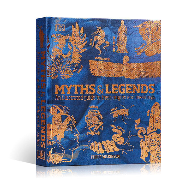 进口英文原版 DK百科全书系列 神话与传说 Myths & Legends 世界经典神话起源意义科普 历史传说图解指南 精装全彩 现货