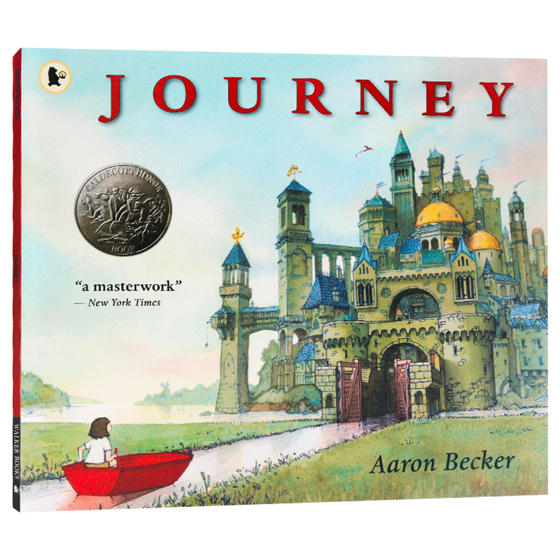 进口英文原版  Journey  不可思议的旅程三部曲之探索 儿童启蒙想象力图画故事无字书 趣味阅读大开本 Aaron Becker  现货