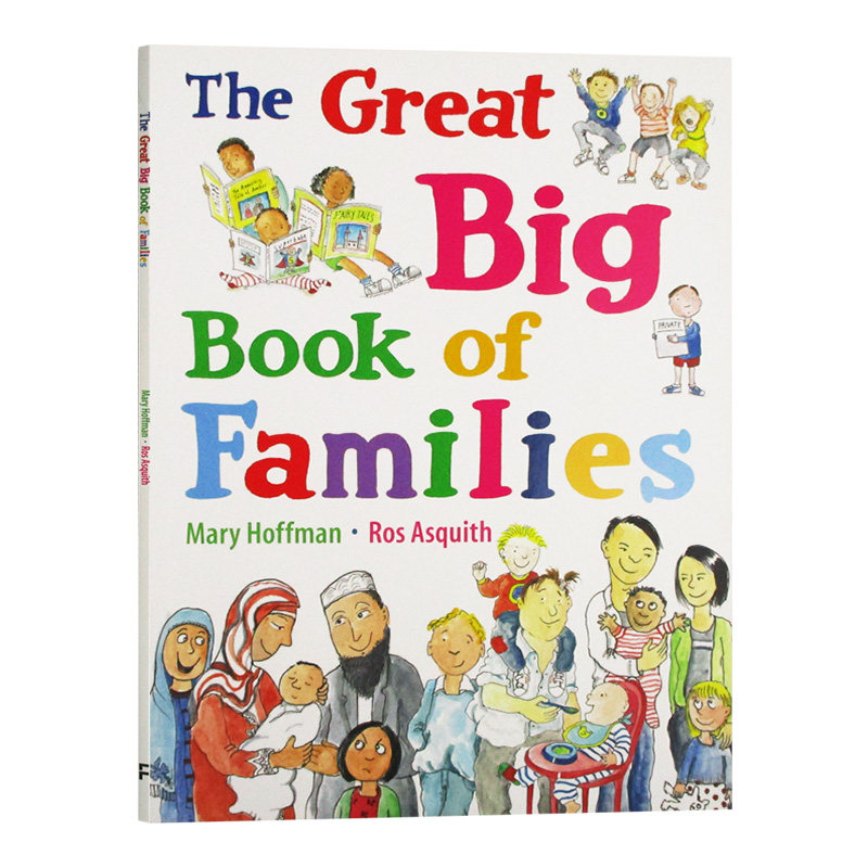 进口英文原版 The Great Big Book of Families 各种各样的家 家庭大书 生活经验绘本 现货
