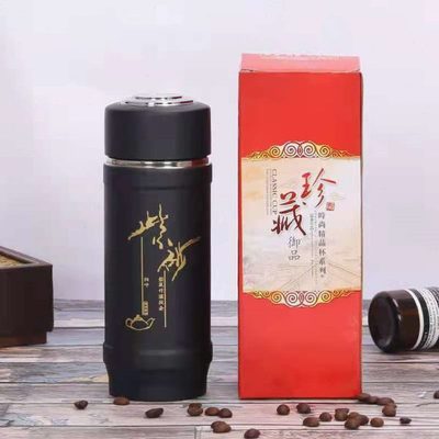 宜兴大容量紫砂杯内胆保温杯过滤网泡茶杯子陶瓷男士礼品水杯定制