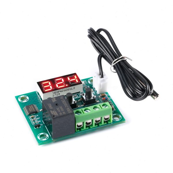 5V/12V/24/220V红光数字温控器高精度数显温度控制器模块制冷加热