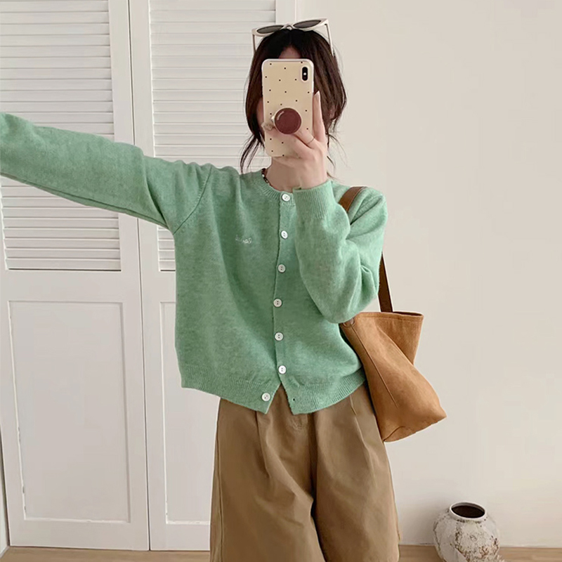 巨好看的针织衫开衫毛衣外套女