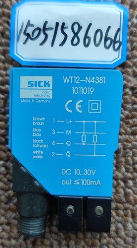 SICK传感器WT12-N4381；  1011019 二手九成新，库存仅1个