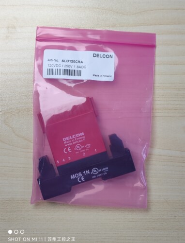DELCON继电器SLO120CRA，全新原装正品，现货拍摄，库存仅1个