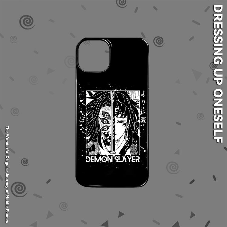 鬼灭之刃上弦多型号菲林手机壳