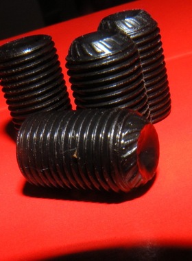 M10-1.25M12-1.25DIN916K滚花机米螺丝防滑紧定12.9花齿发黑止付