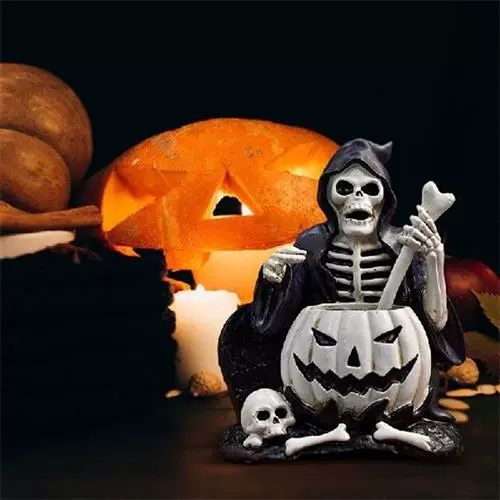 Ручная смоляная фигура статей для дома Хэллоуин
