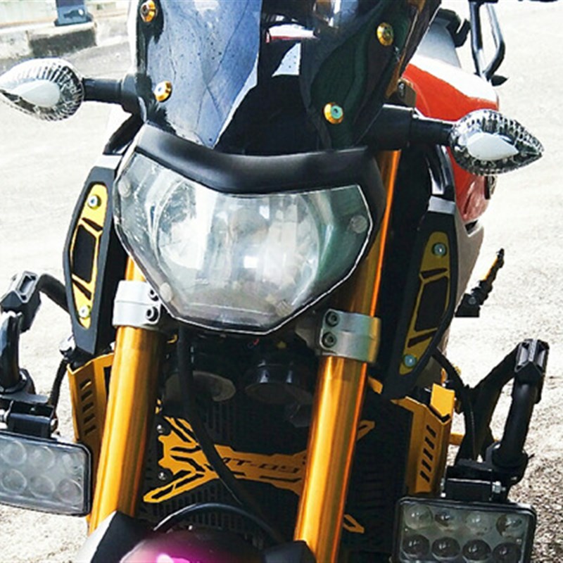 极速适用雅马哈MT-09/FZ-0913-15年改装油箱进气孔W装饰板/进气口