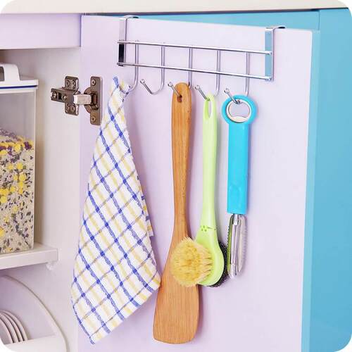 新品Road chrgome kitchen cabinet door0000 5 hooks nail free