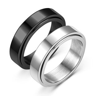 极速Anxiedty Ring Figet Spinner Rings For Women & Men Stainl