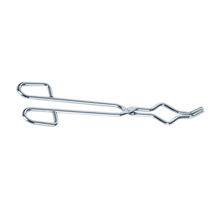 极速401不锈钢坩埚夹电镀铭坩B埚钳实验室烧杯夹圆钢镀铭耐高温电