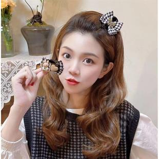 极速小兔子蝴蝶结八字公主头x小抓夹女前额浏海发夹侧边发夹夹子