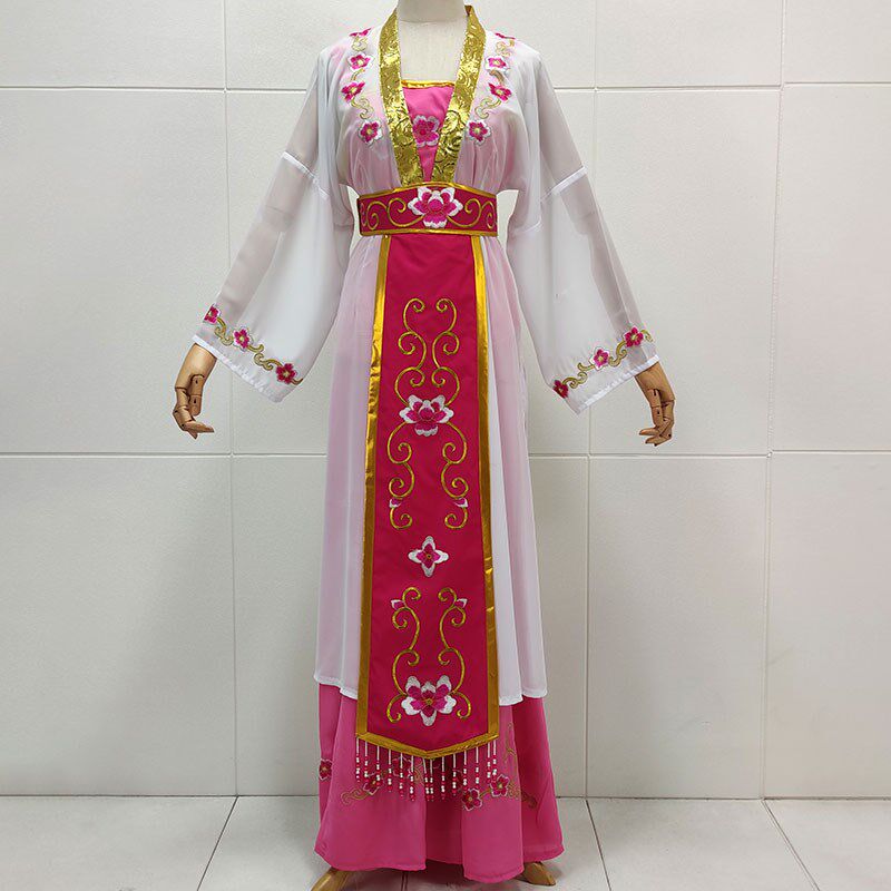 新品戏剧戏曲新款七仙女雪纺绣花花D旦越剧黄梅戏戏服演出服装民