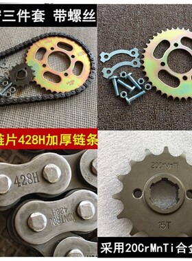 极速三铃SL125-23/125-5T/125-3摩托车套链链盘链条 链.轮牙盘三