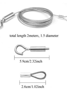 极速Heavy Dguty Frame Hanger Rope Picture Hanging Wire for M