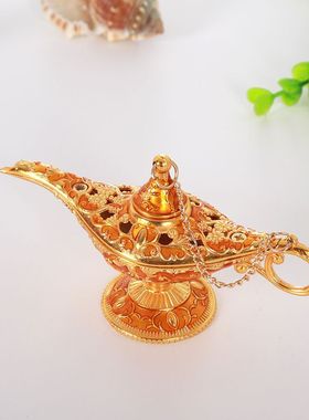 极速新款特小号i阿拉丁小神灯金属许愿灯家居酒店摆件民宿桌面装