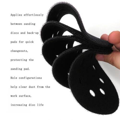 新品2 Pcs 5 125mm Interface Pad Protection DPisc Hook And Lo