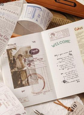 极速Letter Washi Pnaper Masking Tape for Collage Junk Journa