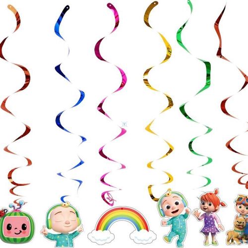 新品Cocomelon Theme Party Decoration TablewaPre Paper Cup Pl