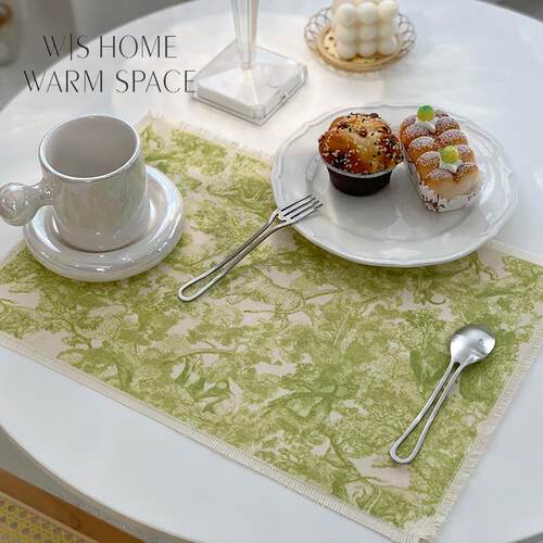新品Placemat food mat/mat/mat European table matT/cloth cup/