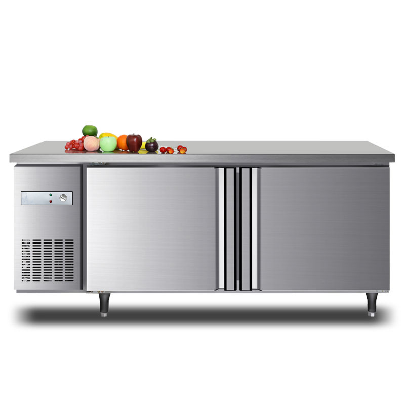 极速铜管平冷工作台厨房酒店奶茶店商用冰箱冷Q藏冷冻柜操作台冰